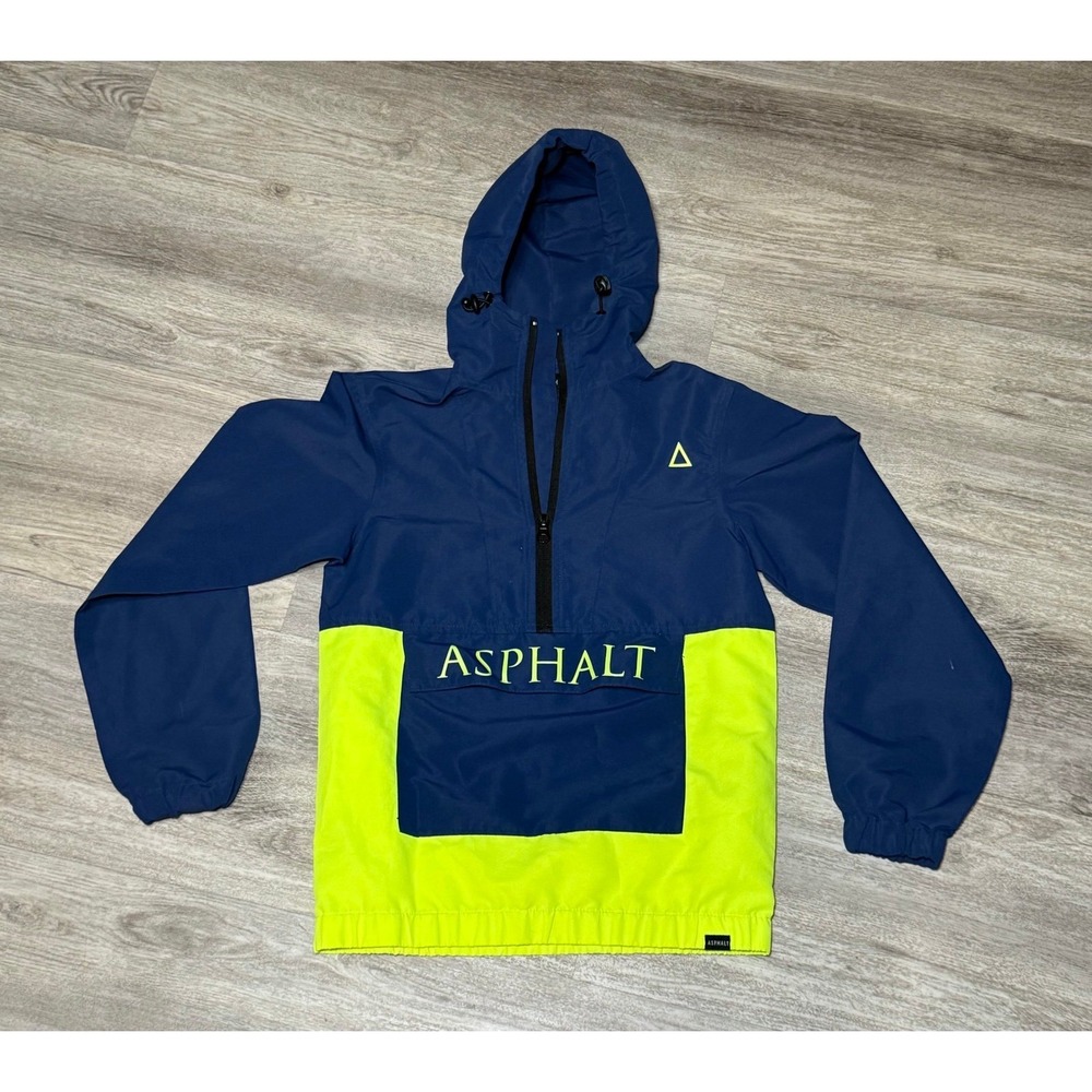 Asphalt kids windbreaker pullover‎ small 6/7